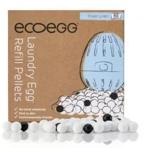 Ecoegg Lavagem de cartucho de ovo - 50 lavagens Algodão fresco