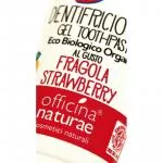 Officina Naturae Pasta de dentes para crianças - BIO de morango (75 ml) - sem flúor
