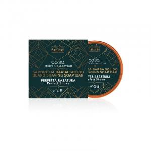 Sabonete de barbear sólido para homem N°06 (50 g) - aroma suave a madeira e picante