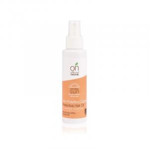 Óleo de proteção solar para o cabelo (100 ml) - com beta-caroteno e extractos de frutos