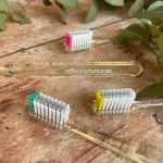 Officina Naturae Escova de dentes (macia) - não irrita as gengivas ou o esmalte dos dentes