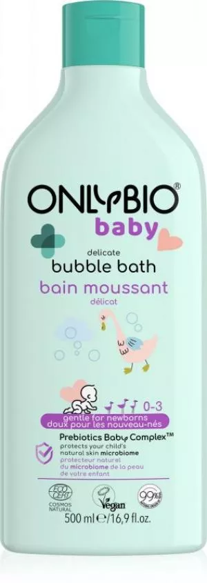 OnlyBio Espuma de banho suave para bebés (500 ml)