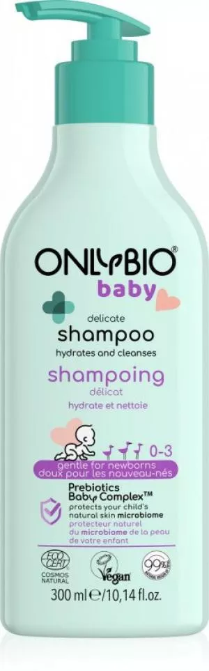 OnlyBio Champô suave para bebés (300 ml) - adequado desde o nascimento