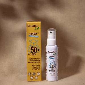 Spray protector solar para crianças FPS 50 (100 ml) sem perfume