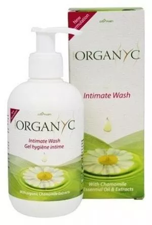 Organyc Gel de higiene íntima BIO (250 ml) - com extracto de camomila e calêndula