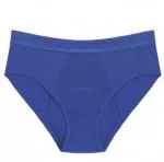 Pinke Welle Calcinha Menstrual Azul Bikini - Azul Médio - htr. e menstruação ligeira (M)