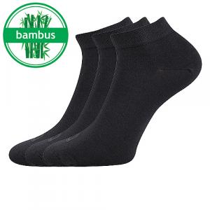 Meias baixas de bambu cinzento escuro