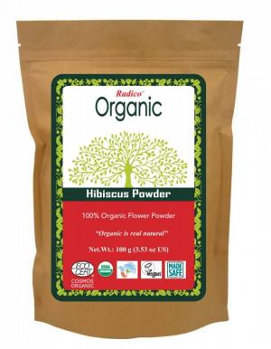 Tratamento herbal BIO (100 g) - Hibiscus - contra o envelhecimento e a queda de cabelo