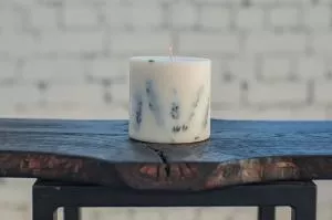 TL Candles Vela com aroma de lavanda XL