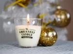 The Greatest Candle in the World Conjunto - 1x vela (130 g) 2x recheio - madeira e especiarias - pode fazer mais duas velas em casa