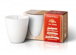 Conjunto - 1x vela (130 g) 2x recheio - flor darjeeling - pode fazer mais duas velas em casa