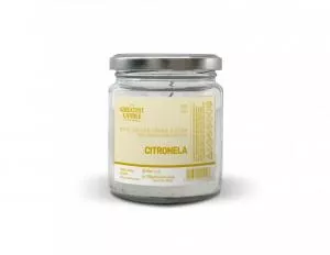 The Greatest Candle in the World A vela maior em vidro (120 g) - citronela - dura aproximadamente 30 horas