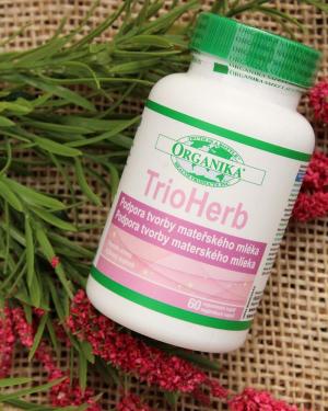 TrioHerb - apoiar a produção de leite, a lactação e a amamentação, 60 cápsulas