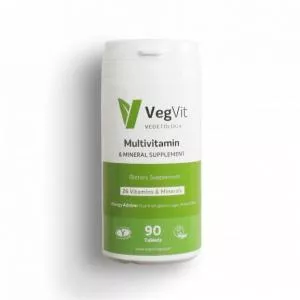 Vegetology VegVit - Multivitaminas e Minerais 90 comprimidos