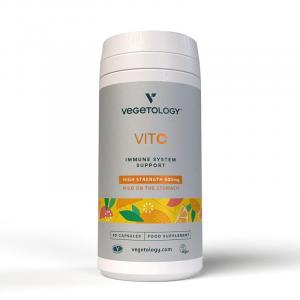 Vitamina C 500mg e bioflavonóides para suporte imunitário, 60 cápsulas