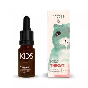 You & Oil KIDS Mistura bioactiva para crianças - Dor de garganta (10 ml)