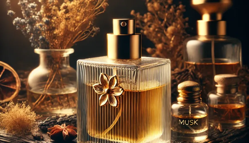 O almíscar em perfumes cria uma trilha duradoura