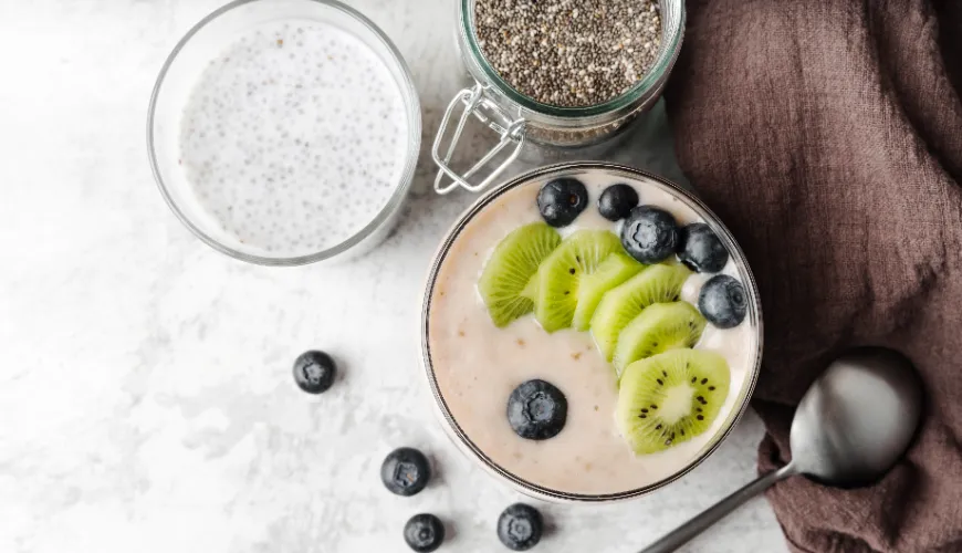 Inspiração para um café da manhã nutritivo rico em proteínas